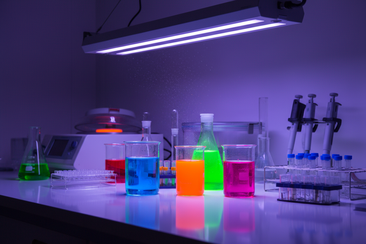 Fluorescent UV Dye Tracers