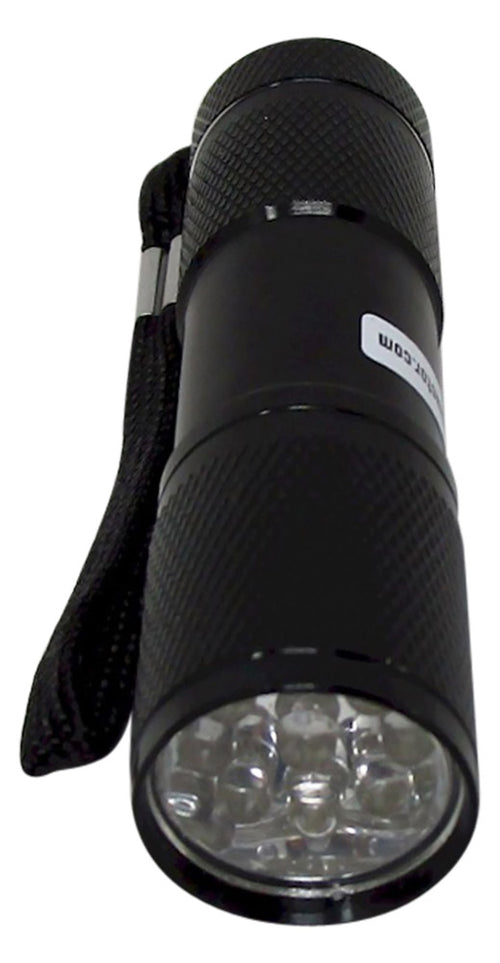 B9UV Ultra Violet Blacklight flashlight with Batteries!
