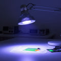 BB3W 110V AC 3 Watt UV LED Black Light Bulb – Inspection & UV Curing 395 NM