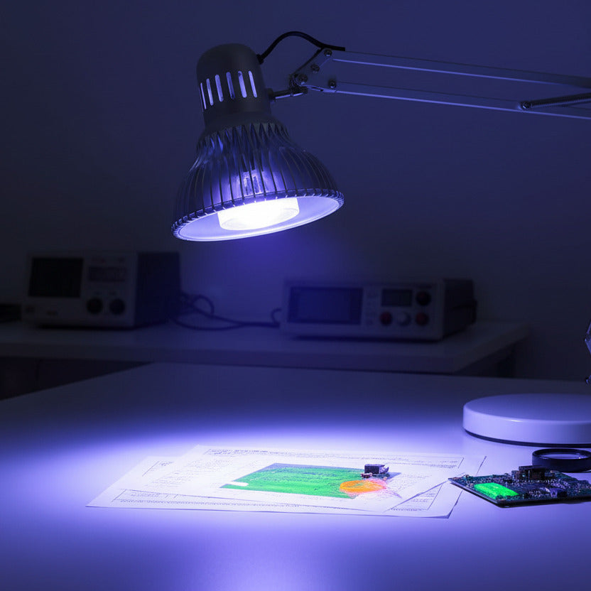 BB3W 110V AC 3 Watt UV LED Black Light Bulb – Inspection & UV Curing 395 NM