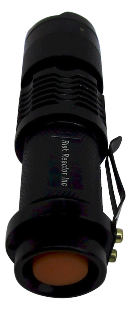 MINIZOOM-365 UV Flashlight with Adjustable Lens – Batteries Included