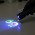 MINIZOOM-365 UV Flashlight with Adjustable Lens – Batteries Included