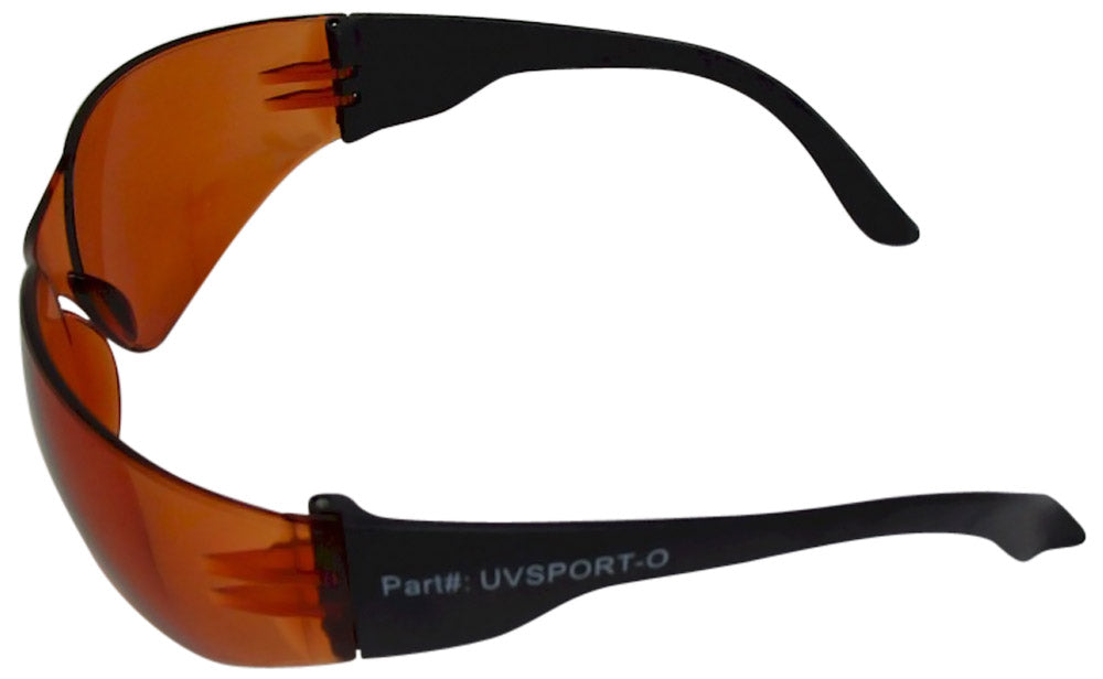 UVSPORT-O UVA UVB and UVC Orange Protective Glasses
