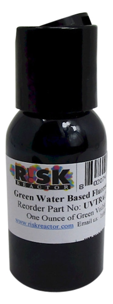 UVTRACER-G1OZ Ounce of Green Leak Detection Dye for Water Based Systems