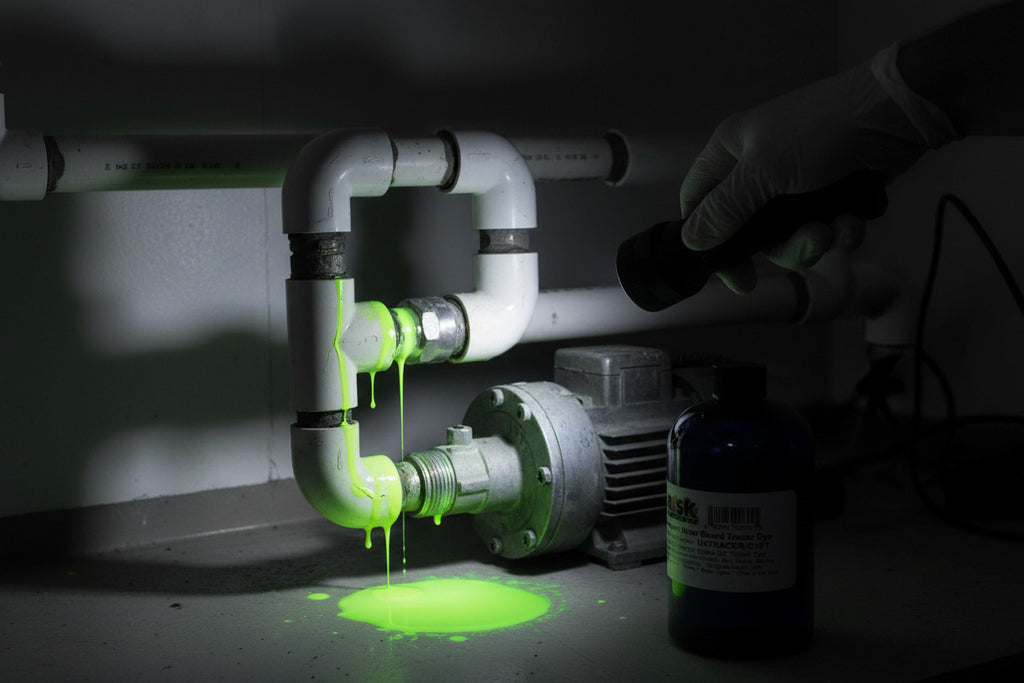 UVTRACER-G1PT pint of UV Fluorescent Green Leak Dye Concentrate for Water Applications