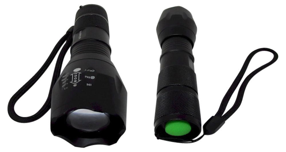 ZOOMTAC-365 Tactical Grade Zoom 365 nm UV Flash Light with Movable Lens