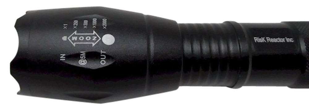 ZOOMTAC-395 Tactical Grade Zoom 395 nm UV Flash Light with Movable Lens