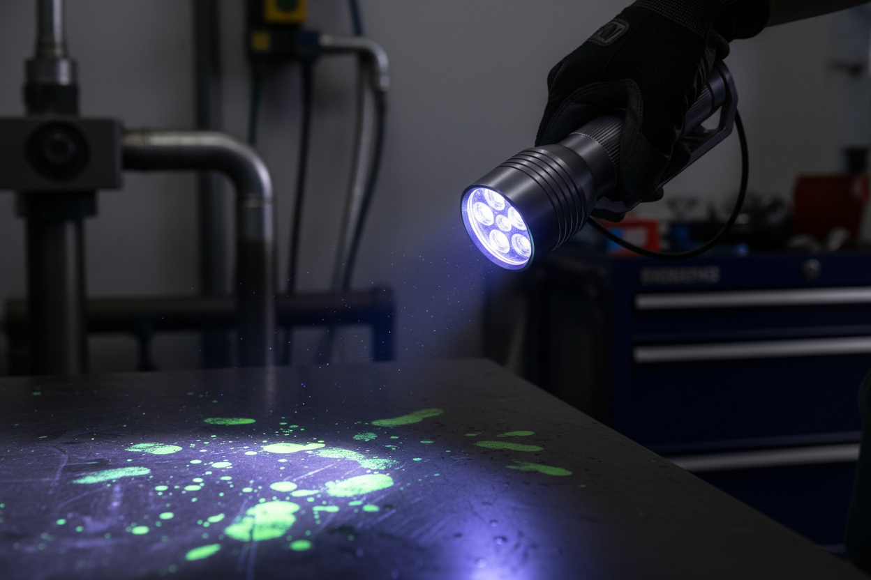 BMAX-365 Super strong UV light that emits 365 NM Pure Black Light Flashlight With Batteries