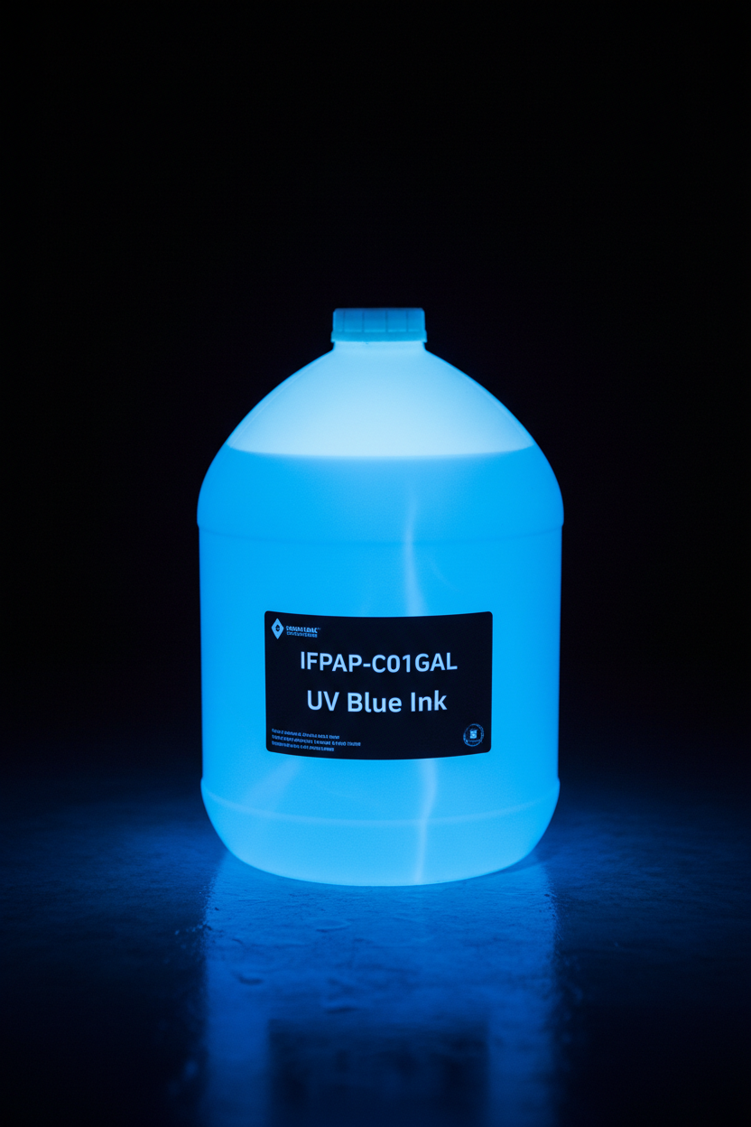 IFPAP-C01GAL Clear UV Blue Fluorescent Ink Gallon