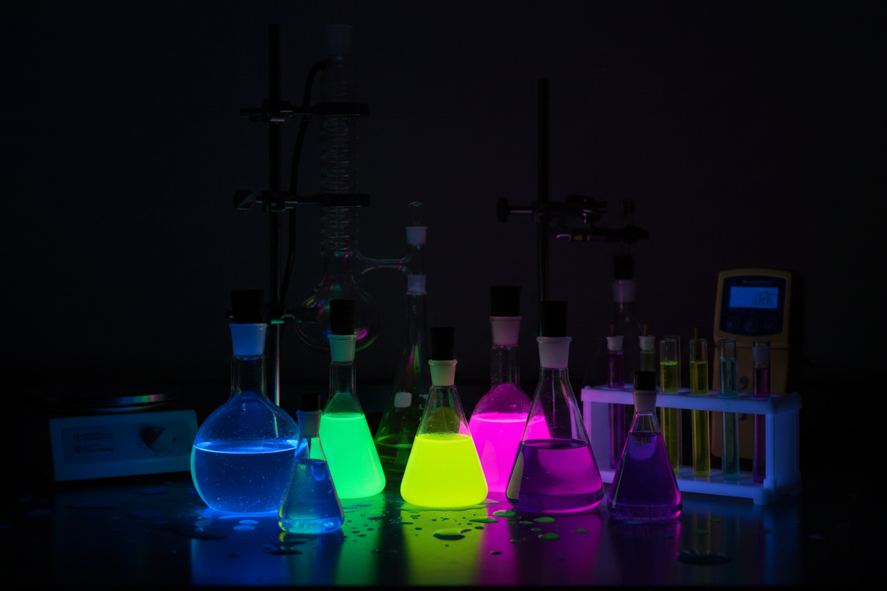 UV Dyes in Lab Setting